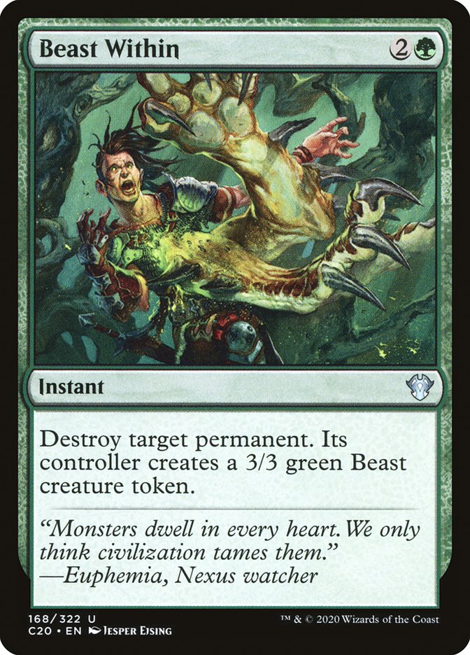 Beast Within [Commander 2020] | Card Merchant Takapuna