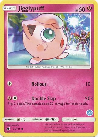 Jigglypuff (71/111) (Deck Exclusive #22) [Sun & Moon: Trainer Kit - Alolan Ninetales] | Card Merchant Takapuna