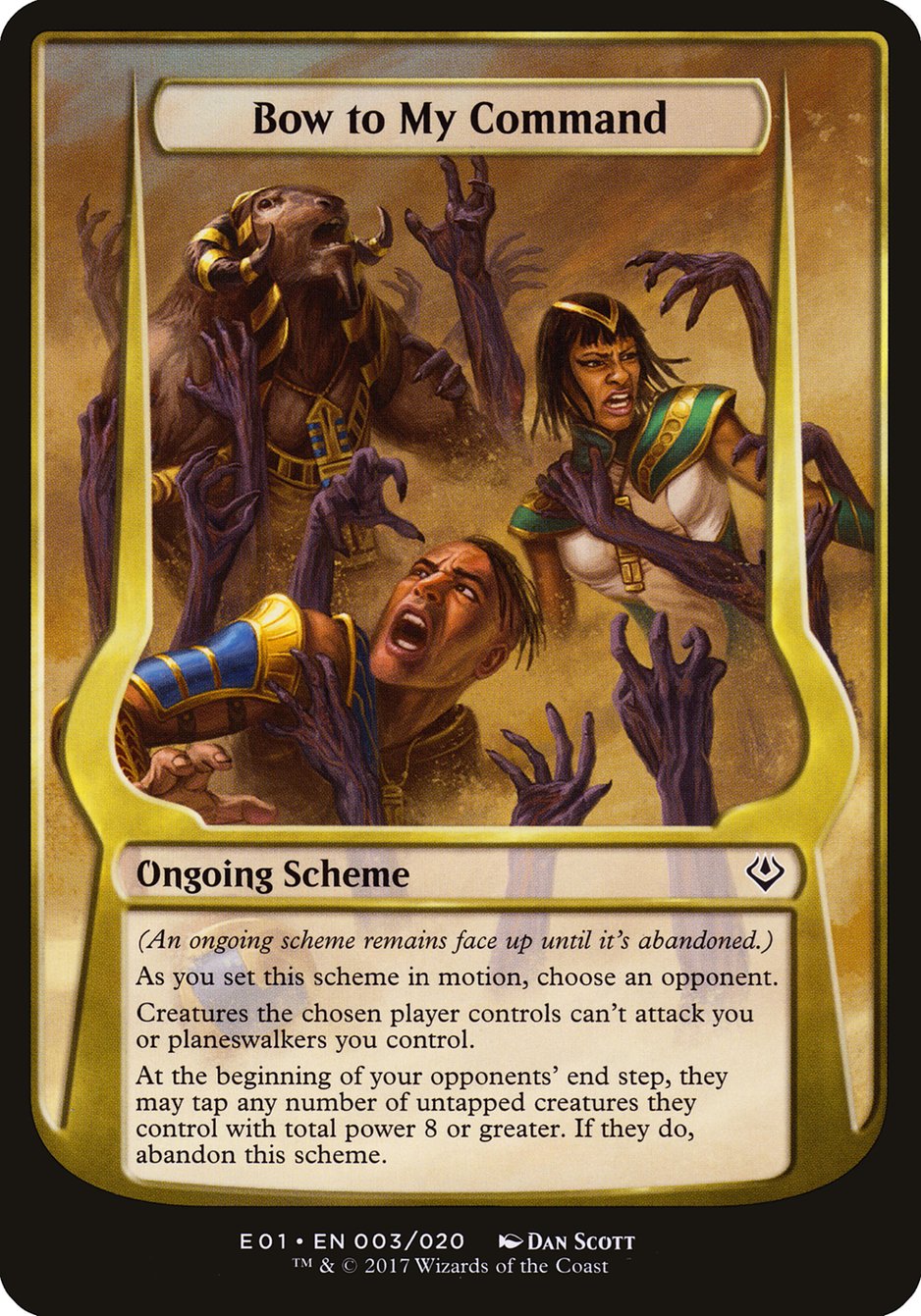 Bow to My Command (Schemes) [Archenemy: Nicol Bolas Schemes] | Card Merchant Takapuna