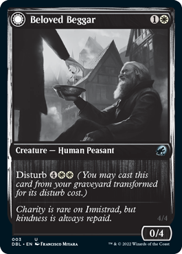 Beloved Beggar // Generous Soul [Innistrad: Double Feature] | Card Merchant Takapuna