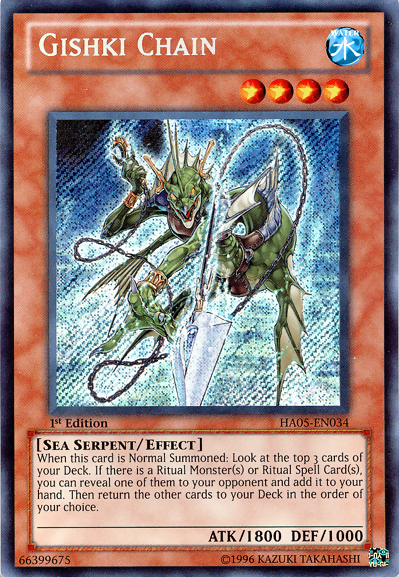 Gishki Chain [HA05-EN034] Secret Rare | Card Merchant Takapuna