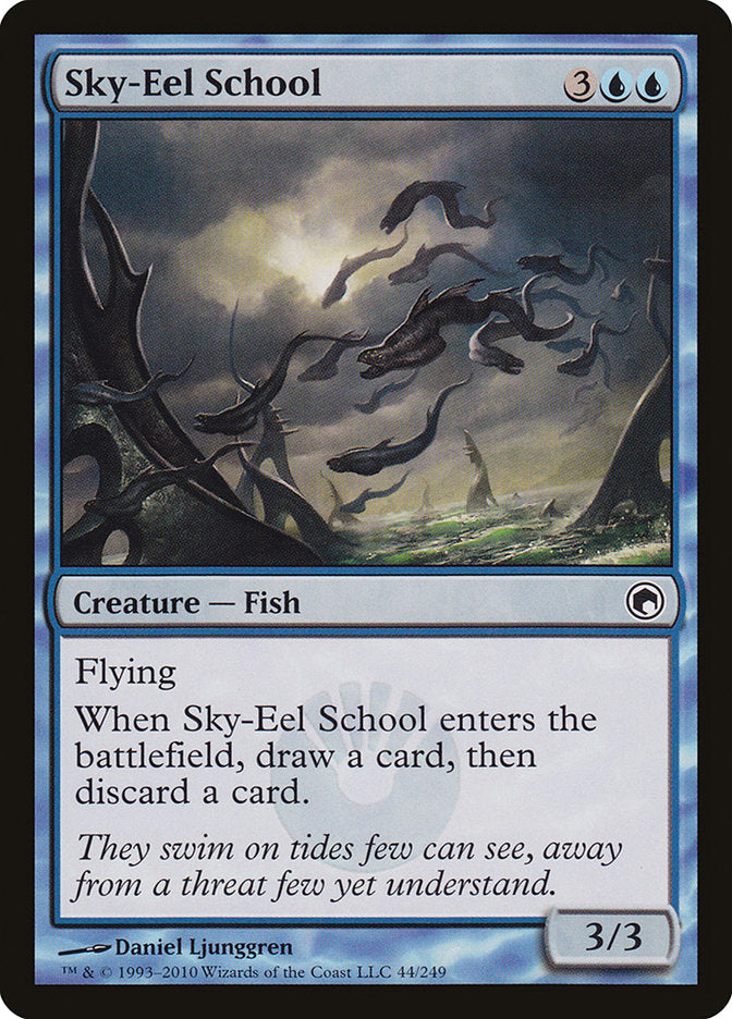 Sky-Eel School [Scars of Mirrodin] | Card Merchant Takapuna