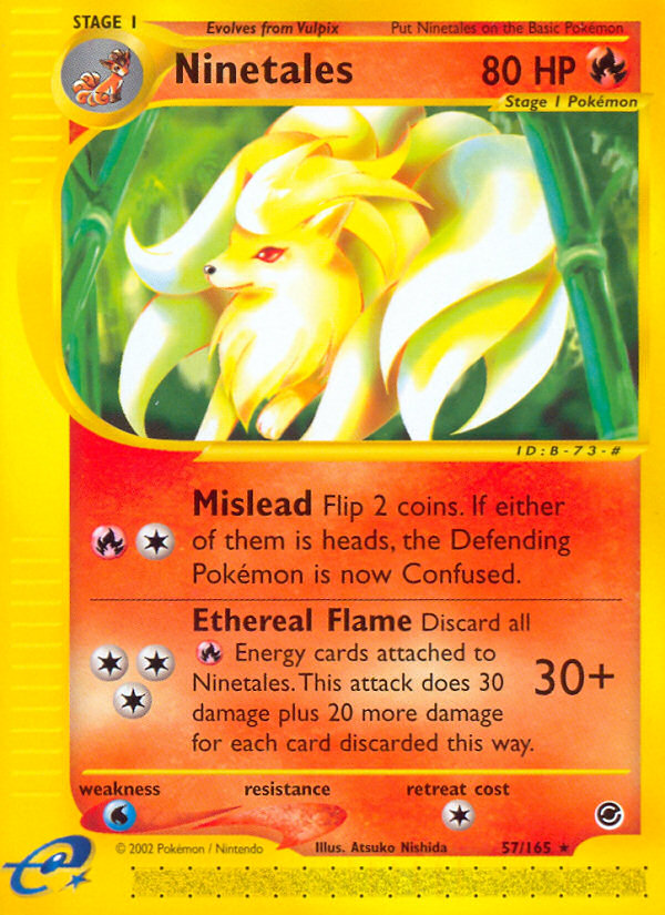 Ninetales (57/165) [Expedition: Base Set] | Card Merchant Takapuna