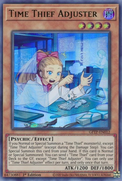 Time Thief Adjuster [GFTP-EN012] Ultra Rare | Card Merchant Takapuna