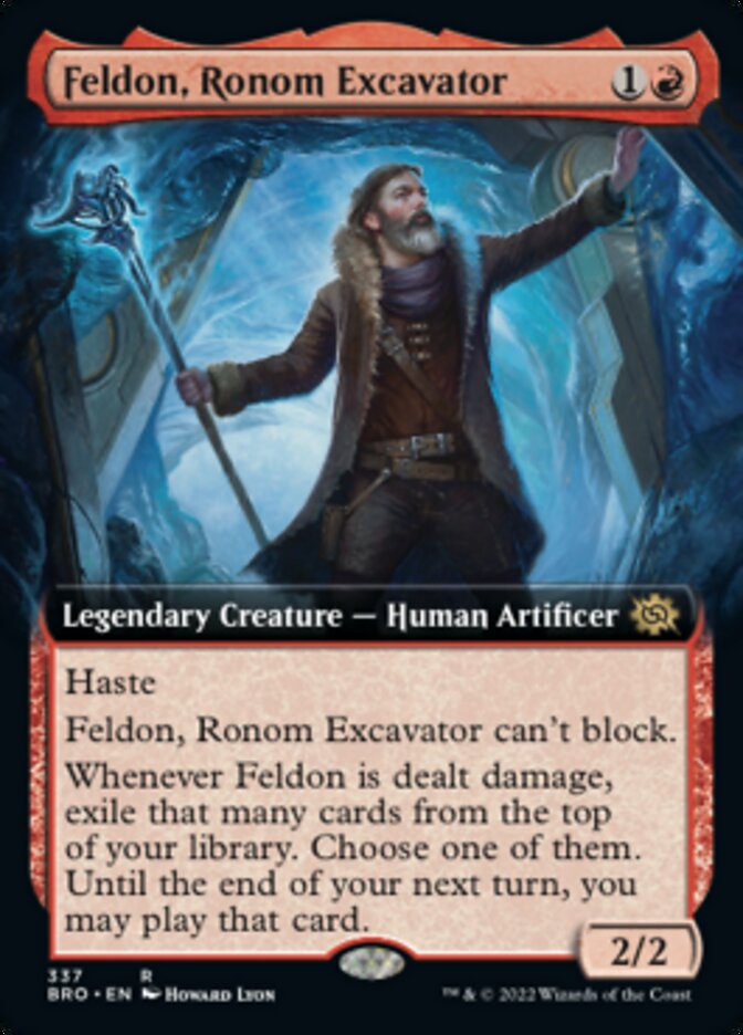 Feldon, Ronom Excavator (Extended Art) [The Brothers' War] | Card Merchant Takapuna