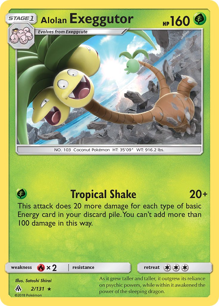 Alolan Exeggutor (2/131) (Theme Deck Exclusive) [Sun & Moon: Forbidden Light] | Card Merchant Takapuna