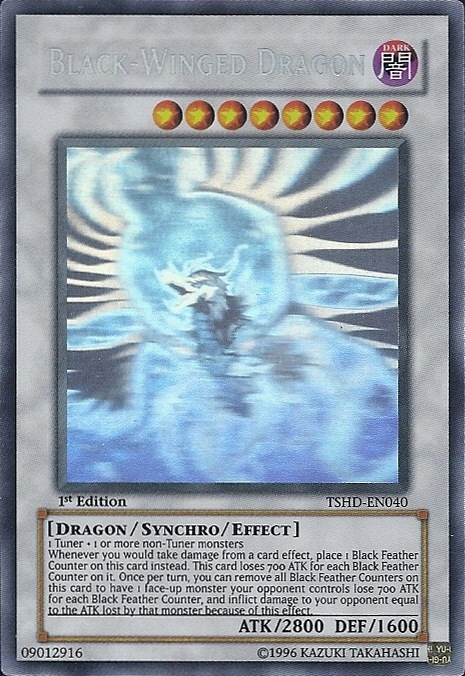 Black-Winged Dragon [TSHD-EN040] Ghost Rare | Card Merchant Takapuna