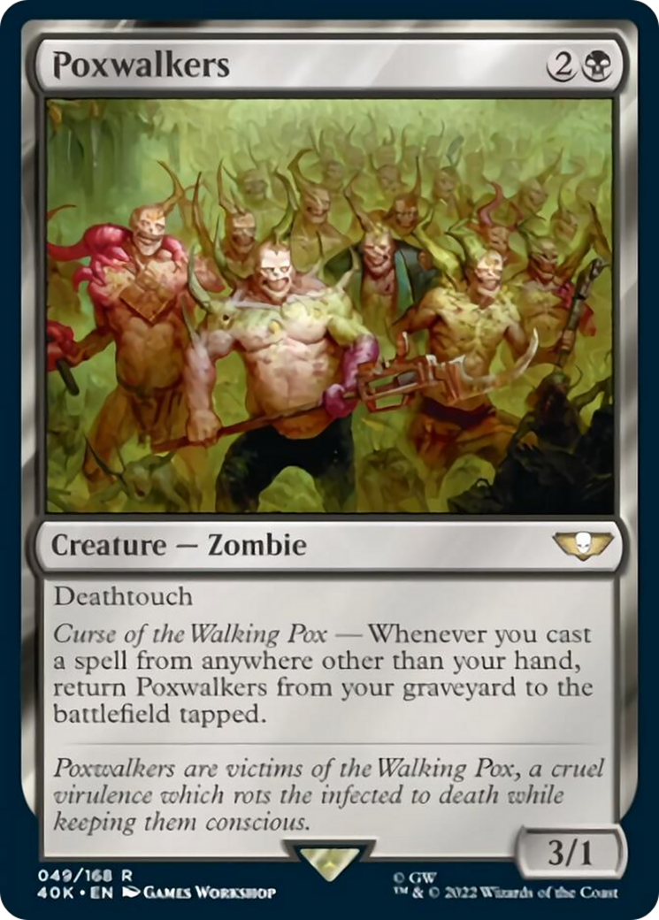 Poxwalkers (Surge Foil) [Warhammer 40,000] | Card Merchant Takapuna