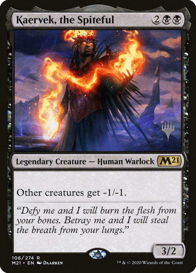 Kaervek, the Spiteful (Promo Pack) [Core Set 2021 Promos] | Card Merchant Takapuna