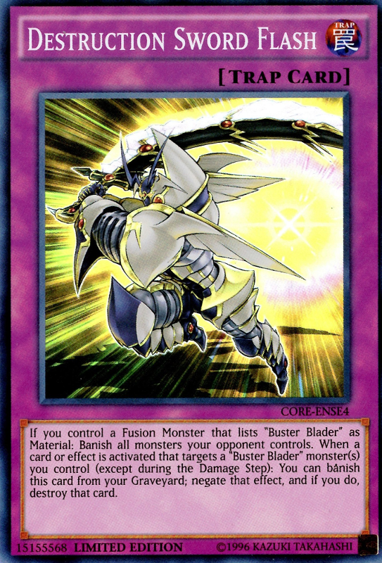 Destruction Sword Flash [CORE-ENSE4] Super Rare | Card Merchant Takapuna