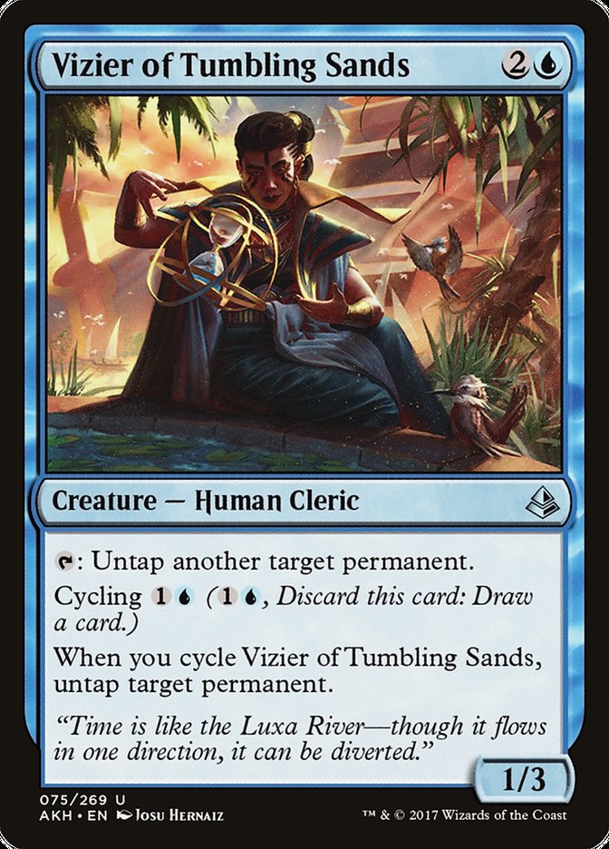 Vizier of Tumbling Sands [Amonkhet] | Card Merchant Takapuna