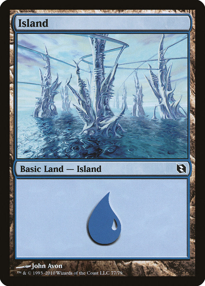 Island (77) [Duel Decks: Elspeth vs. Tezzeret] | Card Merchant Takapuna