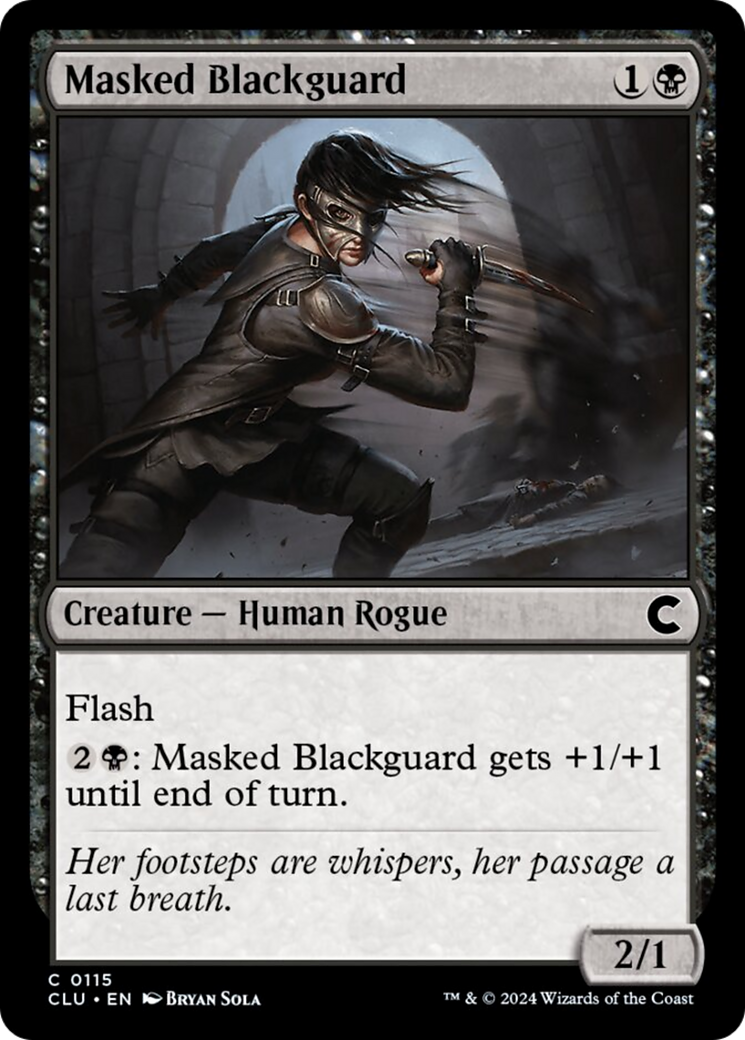 Masked Blackguard [Ravnica: Clue Edition] | Card Merchant Takapuna