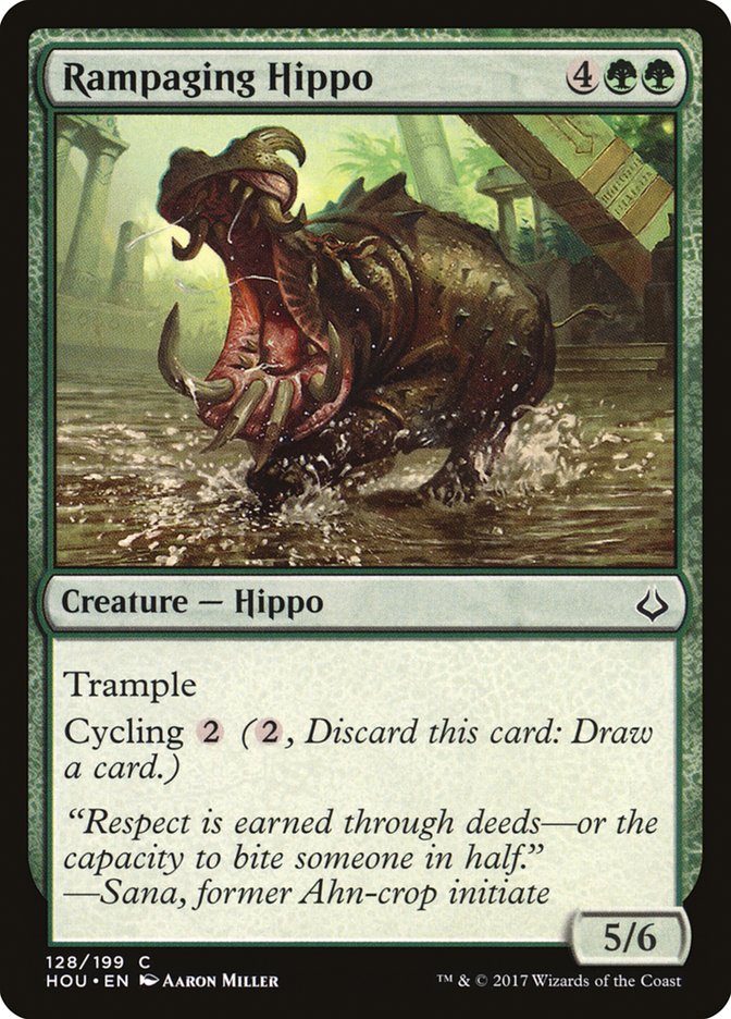 Rampaging Hippo [Hour of Devastation] | Card Merchant Takapuna