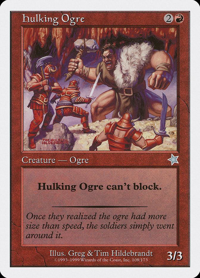 Hulking Ogre [Starter 1999] | Card Merchant Takapuna