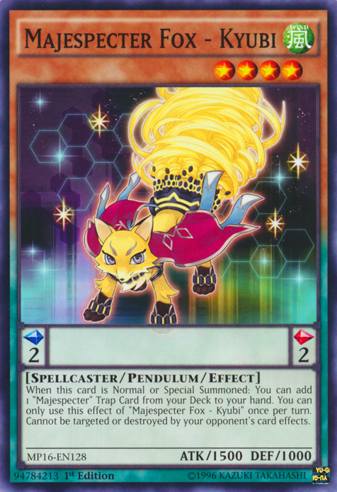 Majespecter Fox - Kyubi [MP16-EN128] Common | Card Merchant Takapuna