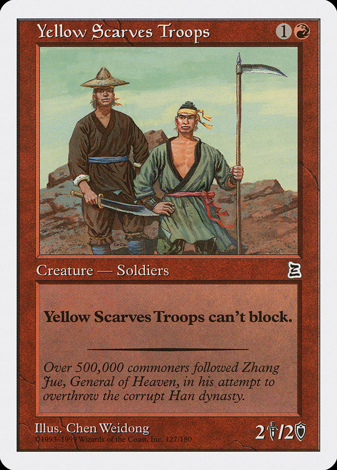 Yellow Scarves Troops [Portal Three Kingdoms] | Card Merchant Takapuna