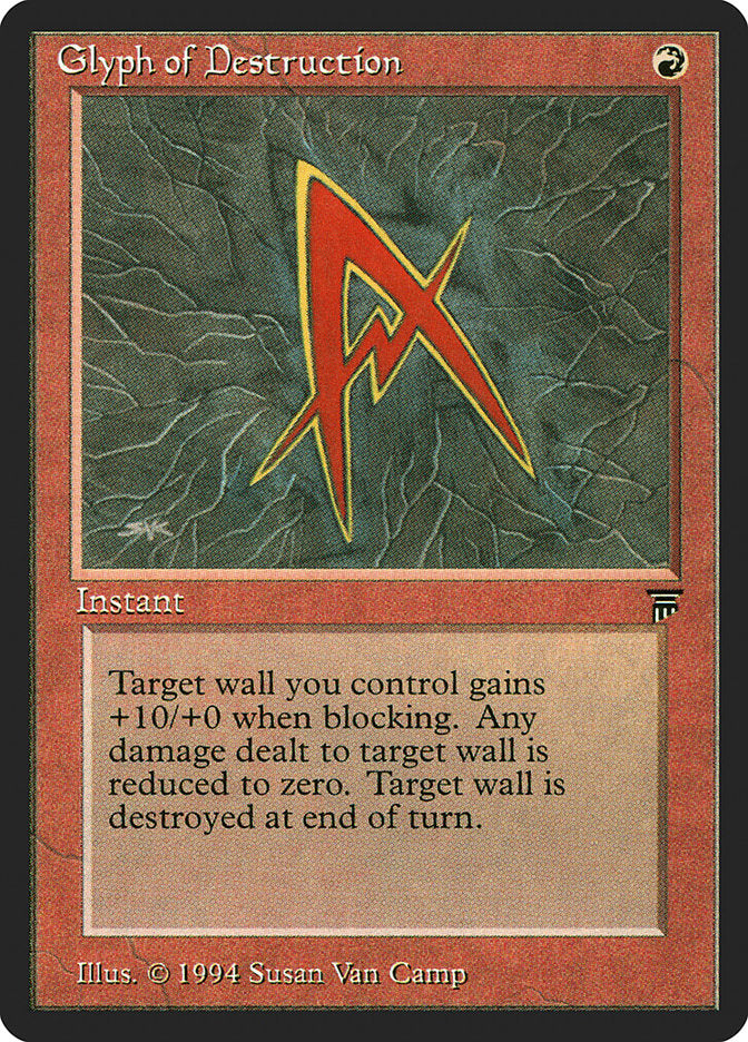 Glyph of Destruction [Legends] | Card Merchant Takapuna