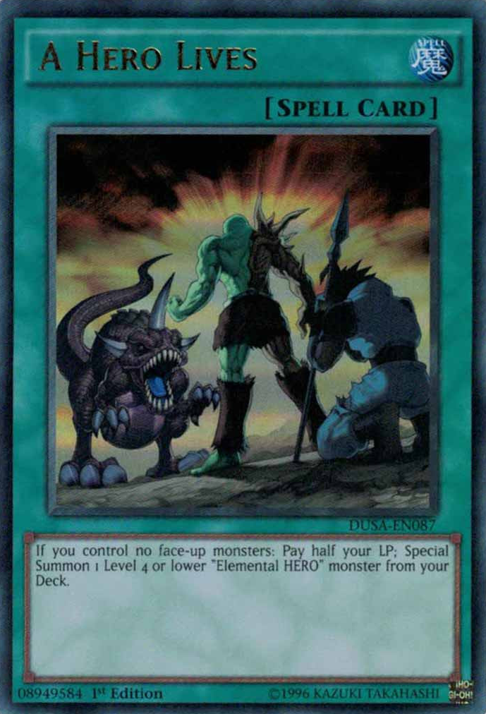 A Hero Lives [DUSA-EN087] Ultra Rare | Card Merchant Takapuna