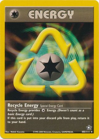 Recycle Energy (105/111) [Neo Genesis Unlimited] | Card Merchant Takapuna