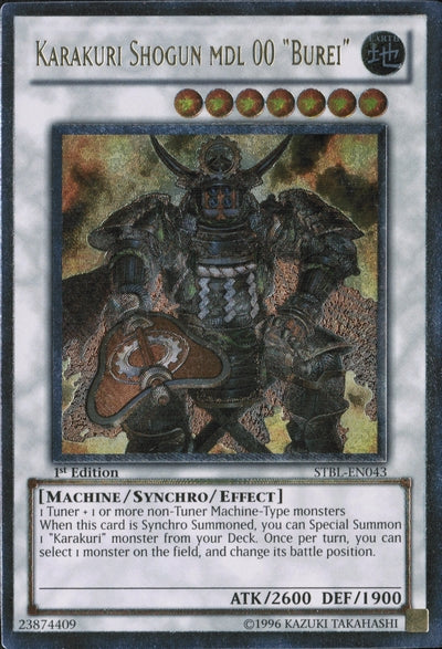 Karakuri Shogun mdl 00 "Burei" [STBL-EN043] Ultimate Rare | Card Merchant Takapuna