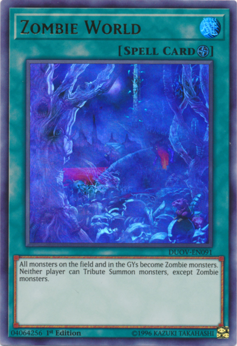 Zombie World [DUOV-EN091] Ultra Rare | Card Merchant Takapuna