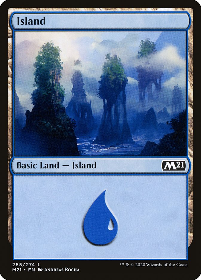 Island (265) [Core Set 2021] | Card Merchant Takapuna