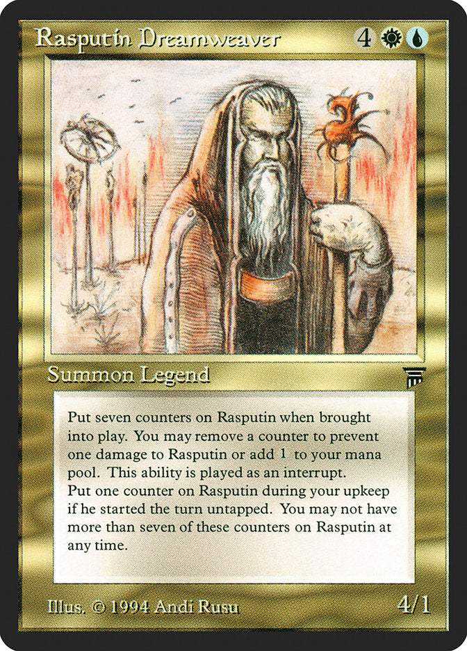 Rasputin Dreamweaver [Legends] | Card Merchant Takapuna