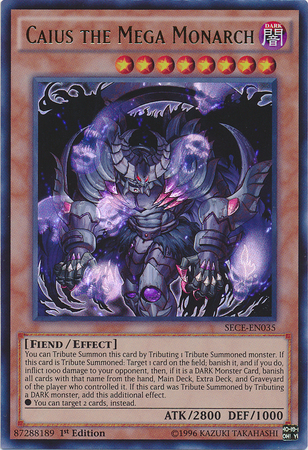 Caius the Mega Monarch [SECE-EN035] Ultra Rare | Card Merchant Takapuna