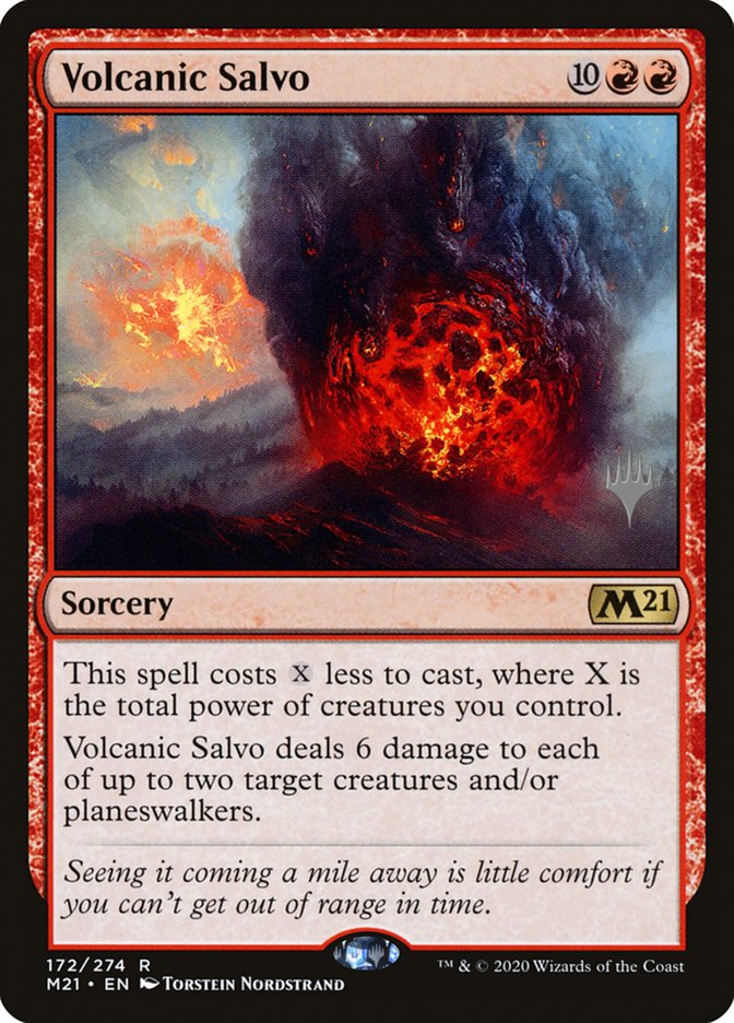 Volcanic Salvo (Promo Pack) [Core Set 2021 Promos] | Card Merchant Takapuna