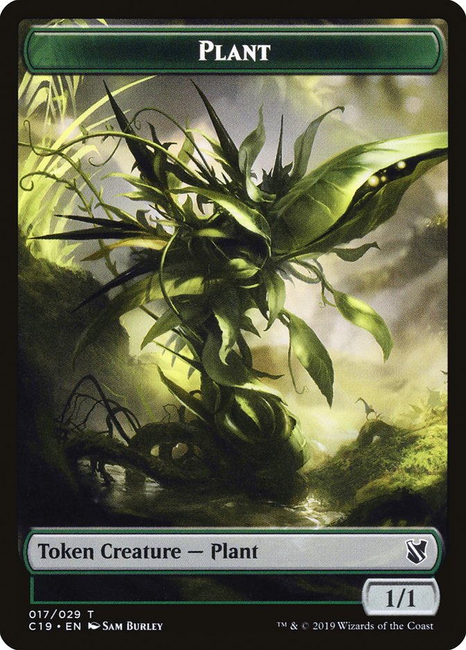 Plant Token [Commander 2019 Tokens] | Card Merchant Takapuna