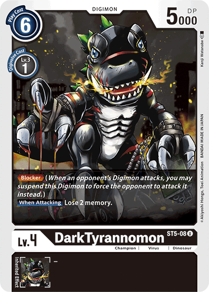 DarkTyrannomon [ST5-08] [Starter Deck: Machine Black] | Card Merchant Takapuna