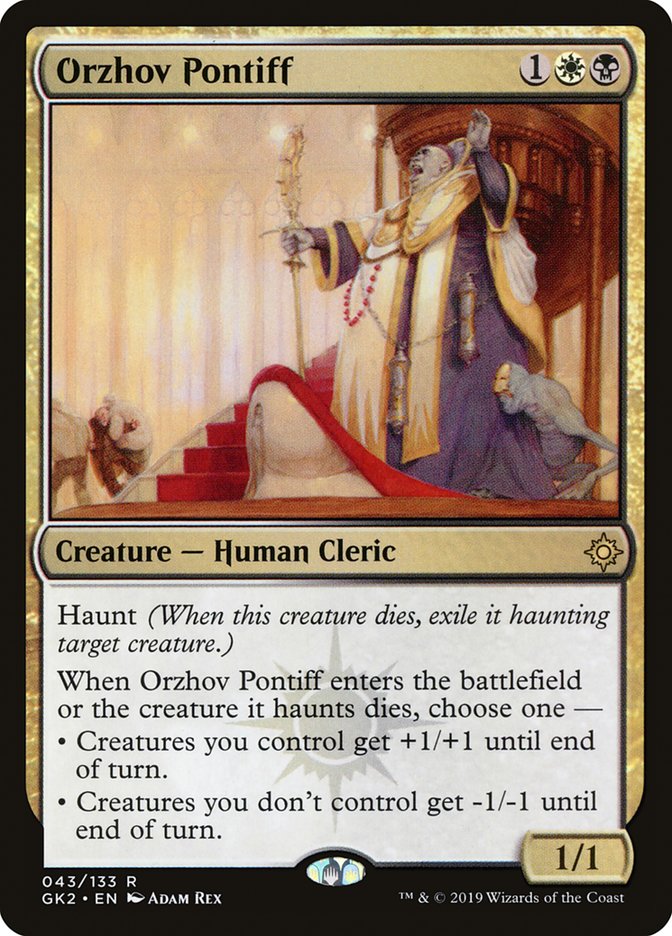 Orzhov Pontiff [Ravnica Allegiance Guild Kit] | Card Merchant Takapuna