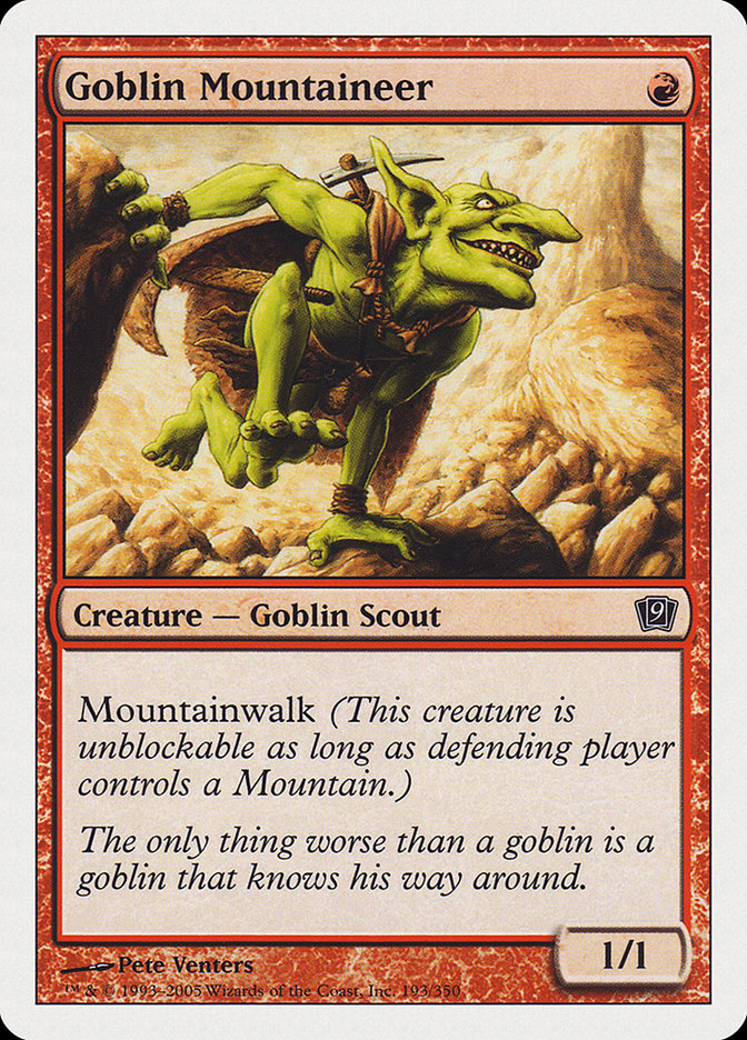 Goblin Mountaineer [Ninth Edition] | Card Merchant Takapuna