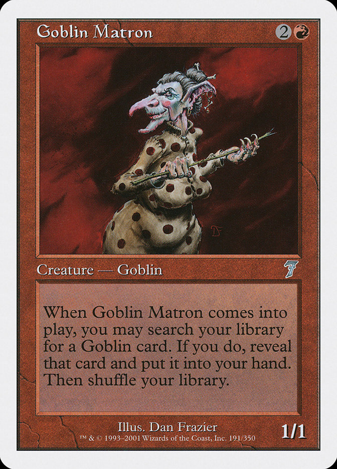 Goblin Matron [Seventh Edition] | Card Merchant Takapuna