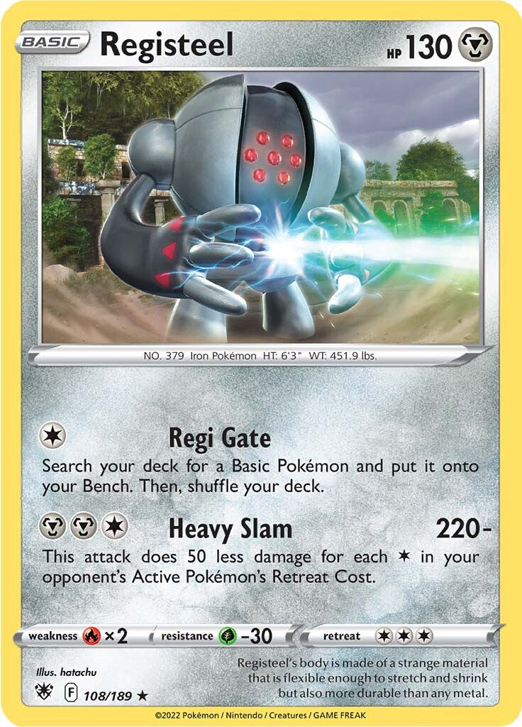 Registeel (108/189) [Sword & Shield: Astral Radiance] | Card Merchant Takapuna