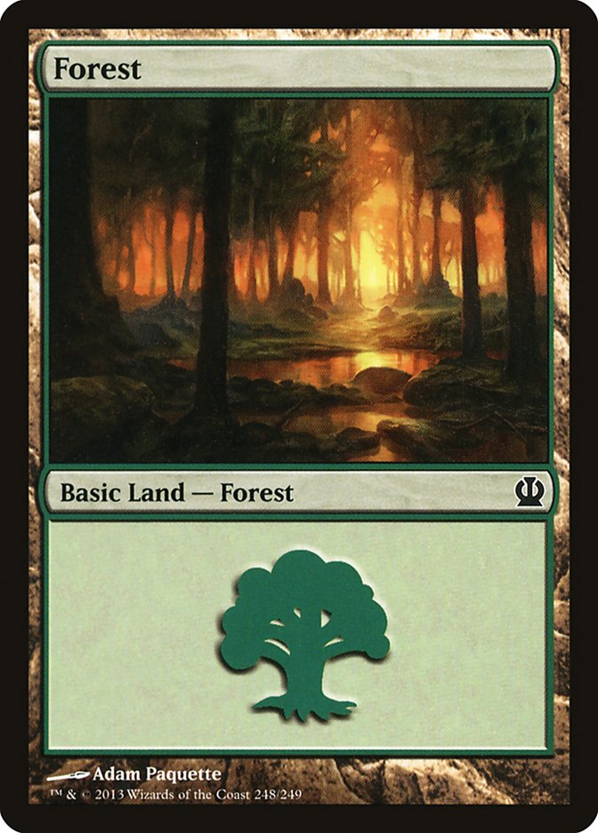 Forest (248) [Theros] | Card Merchant Takapuna