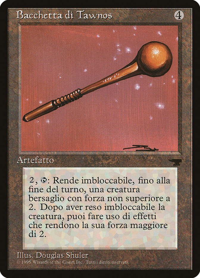 Tawnos's Wand (Italian) - "Bacchetta di Tawnos" [Rinascimento] | Card Merchant Takapuna