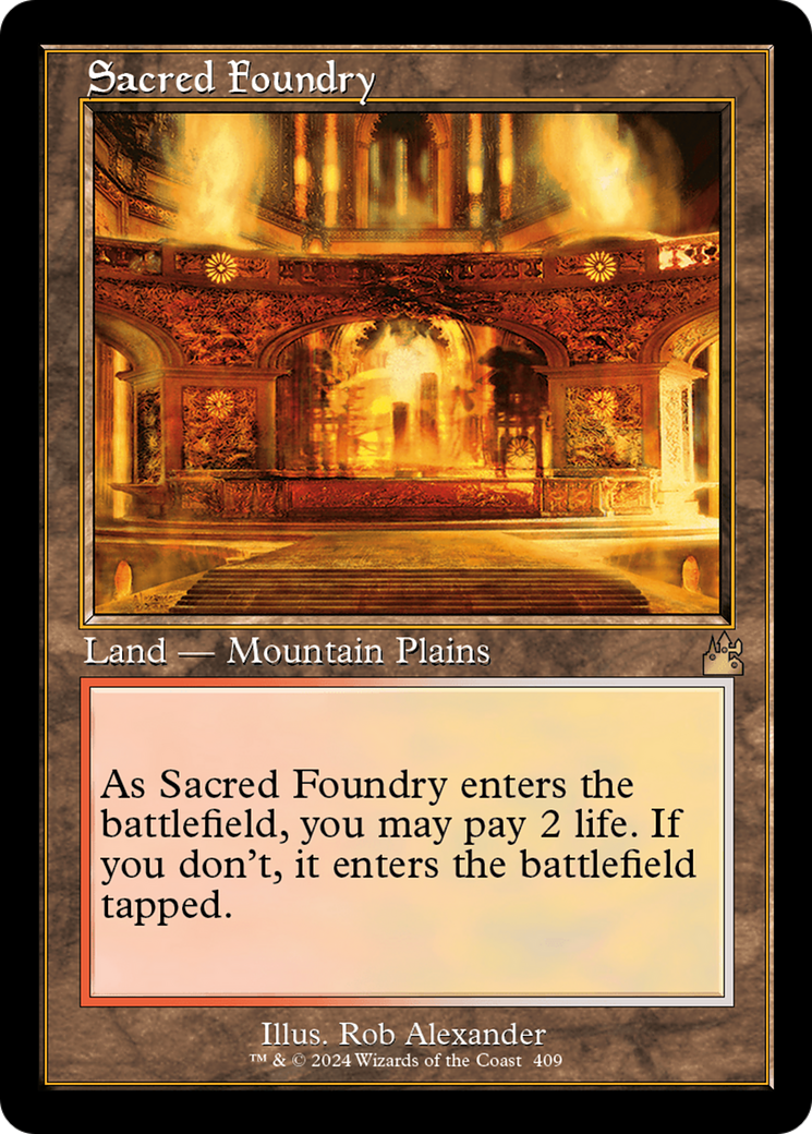 Sacred Foundry (Retro) [Ravnica Remastered] | Card Merchant Takapuna