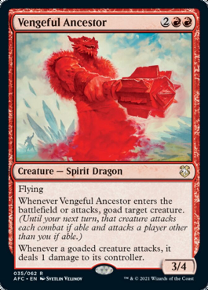 Vengeful Ancestor [Dungeons & Dragons: Adventures in the Forgotten Realms Commander] | Card Merchant Takapuna