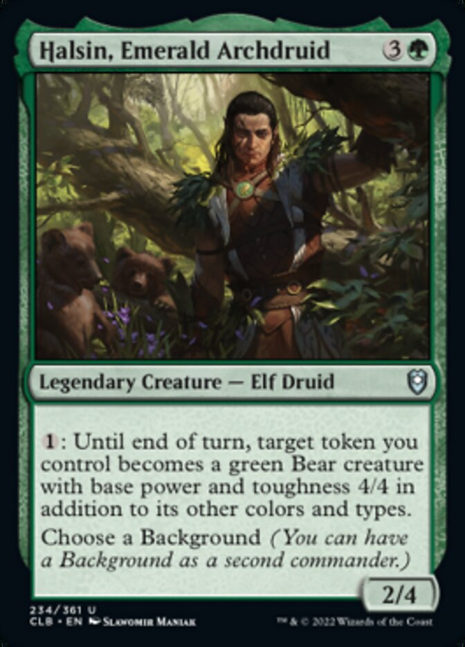 Halsin, Emerald Archdruid [Commander Legends: Battle for Baldur's Gate] | Card Merchant Takapuna