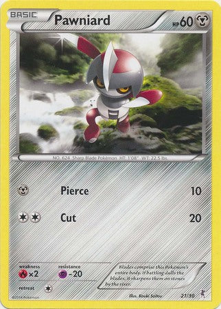 Pawniard (21/30) [XY: Trainer Kit 1 - Bisharp] | Card Merchant Takapuna