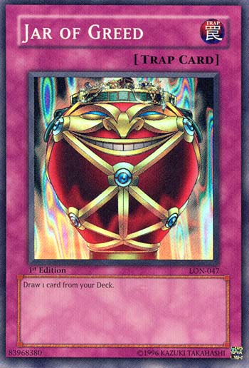 Jar of Greed [LON-047] Super Rare | Card Merchant Takapuna