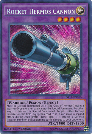 Rocket Hermos Cannon [DRL2-EN010] Secret Rare | Card Merchant Takapuna