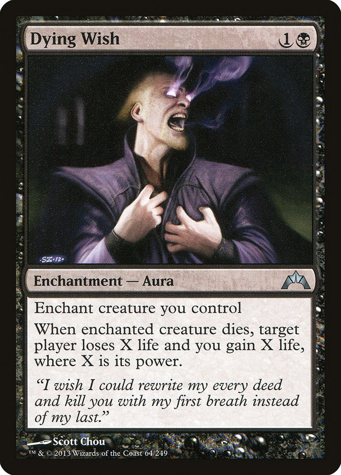 Dying Wish [Gatecrash] | Card Merchant Takapuna