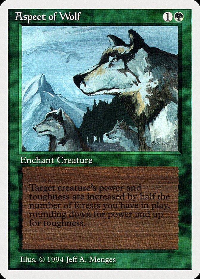 Aspect of Wolf [Summer Magic / Edgar] | Card Merchant Takapuna