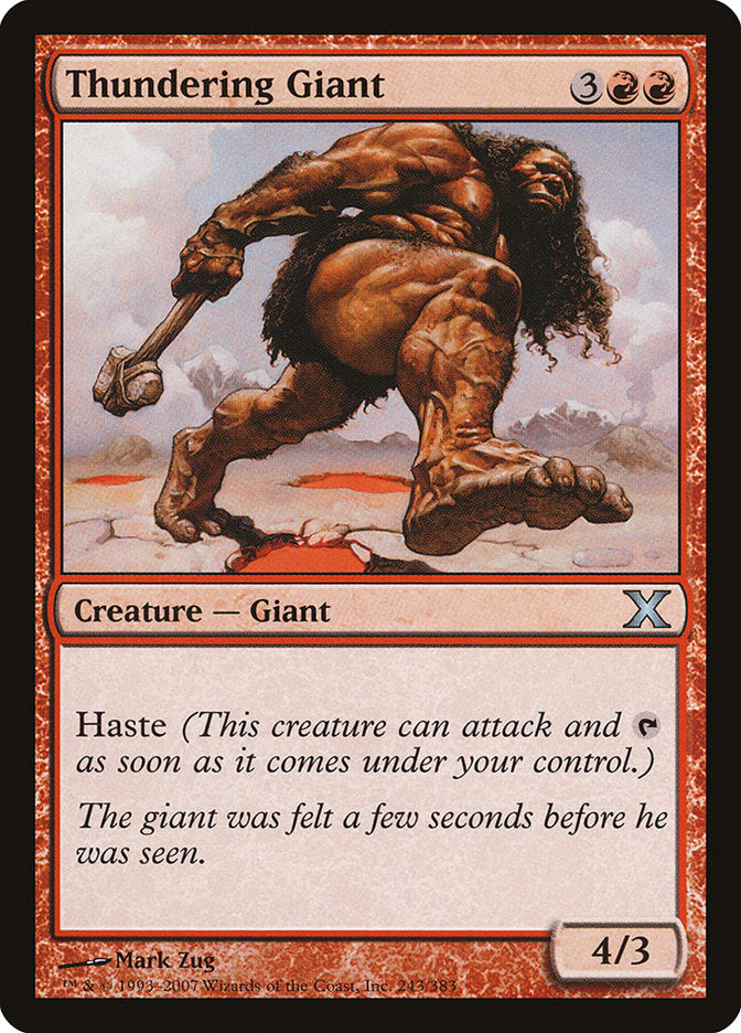 Thundering Giant [Tenth Edition] | Card Merchant Takapuna