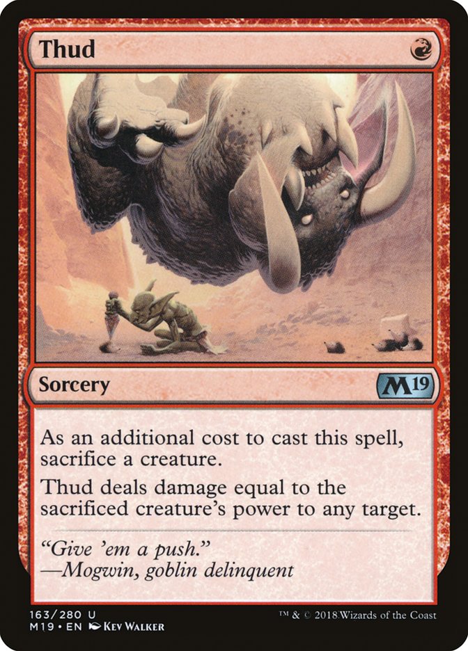 Thud [Core Set 2019] | Card Merchant Takapuna