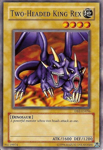 Two-Headed King Rex [DB2-EN096] Common | Card Merchant Takapuna