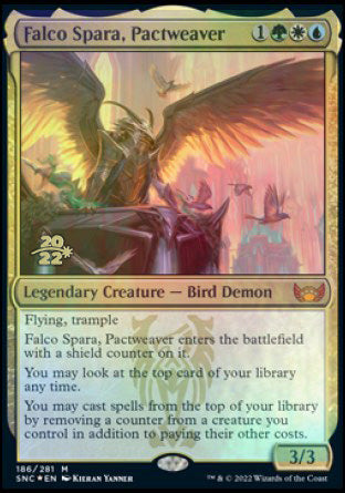 Falco Spara, Pactweaver [Streets of New Capenna Prerelease Promos] | Card Merchant Takapuna